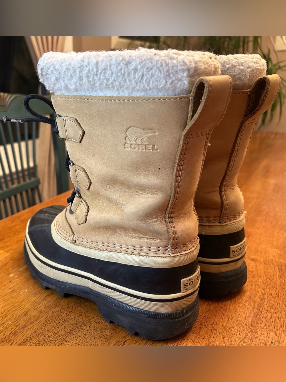 Sorel Youth Caribou Waterproof Youth Unisex Snow Boots Sz 3